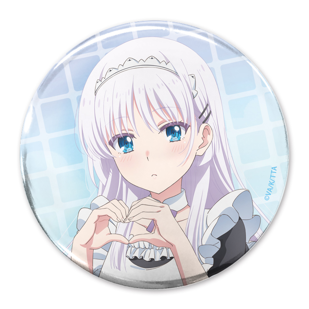 TVアニメ『Summer Pockets』 描き下ろし 鳴瀬しろは 65mm缶バッジ ご奉仕メイドVer.