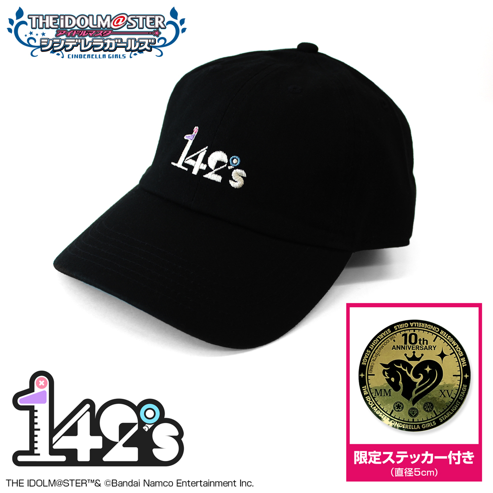 ★限定★142’s 刺繍ローキャップ限定セット（ステッカー付）