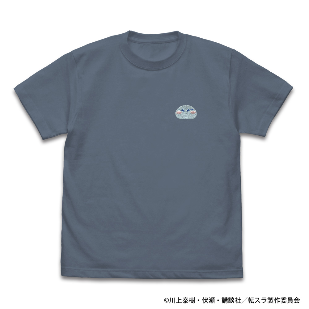リムル様 ワンポイント刺繍Tシャツ　HAZY NAVY