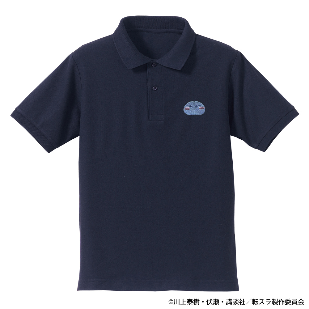 リムル様 ワンポイント刺繍ポロシャツ　NAVY