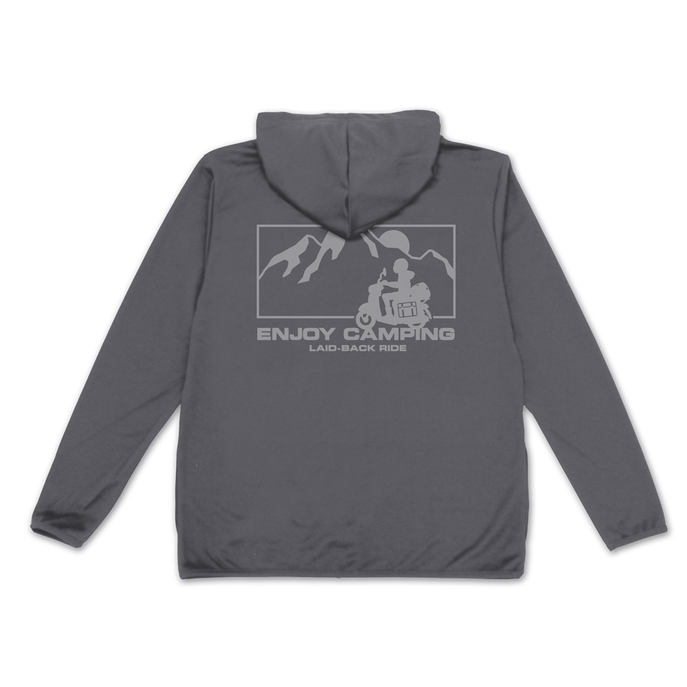 シルエットバイク志摩リン 薄手ドライパーカー　GRAY