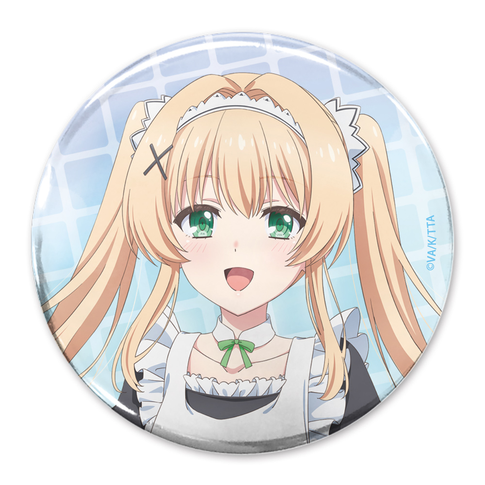 TVアニメ『Summer Pockets』 描き下ろし 紬ヴェンダース 65mm缶バッジ ご奉仕メイドVer.