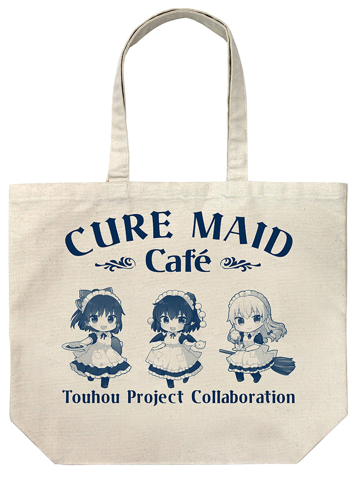 ★限定★東方Project×キュアメイドカフェ 霊夢＆魔理沙＆文 ラージトート